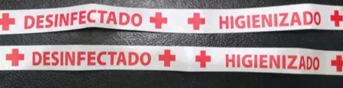 13) Fajas Desinfectado angostas 2,5 cm x 5000 unidades