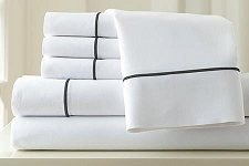 4) Sábanas y Fundas con cordón hotelero de color