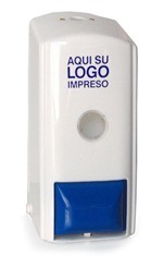8) Dispenser plástico con logo